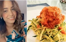 Helen Pérez comparte la receta Zucchini Bolognese.