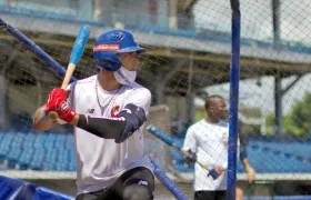 Robinson Cabrera, pelotero venezolano de Caimanes. 