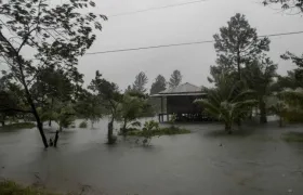 Inundaciones en Islas Caimán. 