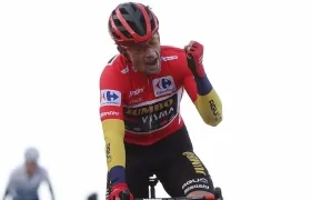 Primoz Roglic, ciclista esloveno. 