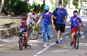 Las jornadas son propicias para la sana recreación de niños y adultos.