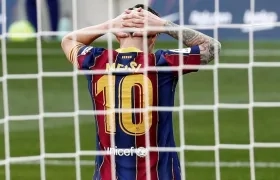 Lionel Messi, delantero argentino. 