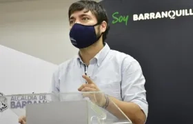 El Alcalde de Barranquilla, Jaime Pumarejo.