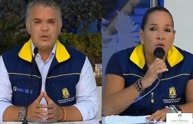 Iván Duque y Susana Correa.