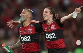 Gabigol y Luis Filipe. 