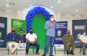 Socialización de la entrega masiva de libretas militares en Soledad. 