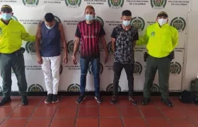 Los tres capturados por el homicidio en Villa Estadio.
