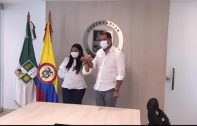 Mabel Moscote Moscote, asumiendo como Gerente de Telecaribe.