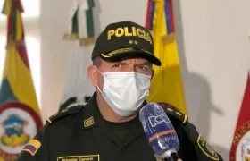 General Ricardo Alarcón, comandante de la Policía Metropolitana de Barranquilla.