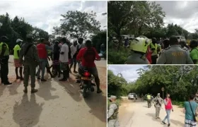 Puesto de control de Playa Blanca.