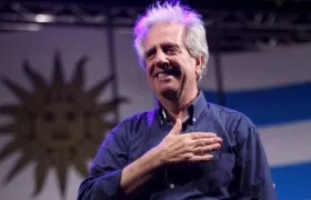  Fotografía de archivo del ex presidente uruguayo Tabaré Vázquez, que falleció a los 80 años tras una larga enfermedad.