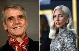 Jeremy Irons y Lady Gaga.