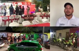 Nelson Patrón, jefe de la Oficina de Seguridad, hizo un balance de la noche de velitas.