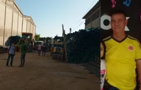  Vicente José Obeso Orozco cuidaba estos materiales de construcción. cuando fue asesinado. 