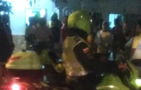 La Policía llegó al lugar donde ocurrió el crimen. 