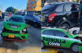 Imágenes del accidente.