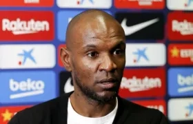 El director deportivo del Barcelona, Eric Abidal.