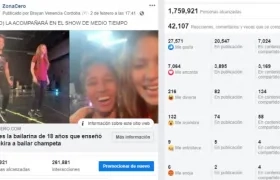 Las cifras de la primera nota de Shakira con Liz Dany.