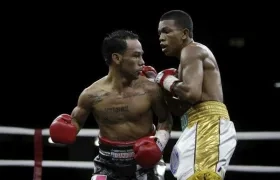 El panameño Luis Nica Concepcion (i) y el colombiano Rober Barrera.