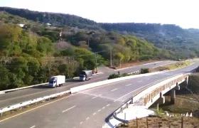 Un tramo de la vía.