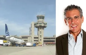 Imágenes del aeropuerto Ernesto Cortissoz y de Samuel Azout Papu.