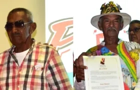 Los ex Reyes Momo Alfonso Fontalvo y José Llanos