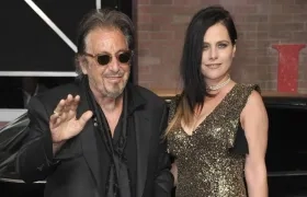 El actor Al Pacino y su exnovia Meital Dohan.