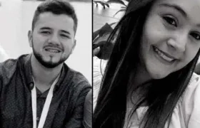 Los dos jóvenes médicos colombianos asesinados en México.