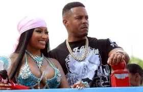 Nicki Minaj y su esposo Kenneth Petty.