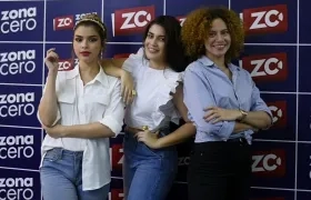 Meryann Rodríguez, Iris De La Ossa y Evelia Betancourt, actrices de la serie.