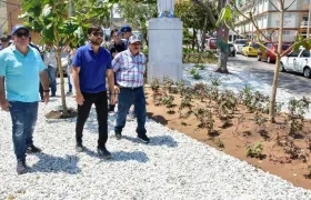 Alberto Salah, Jaime Pumarejo y Rafael Lafont.