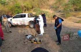 Lugar donde fue encontrado uno de los ambientalistas