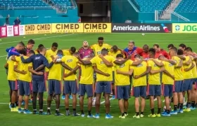 Jugadores de la Selección Colombia. 