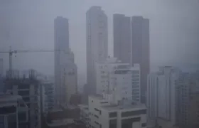 Así estaba el norte de la ciudad.