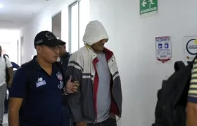 Carlos Vilarete cuando llegaba a la audiencia de este miércoles.