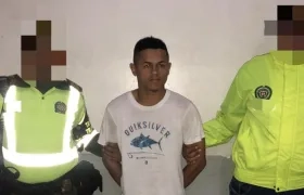 Neyder José Maury Castro, capturado.