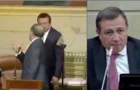 El congresista Ernesto Macías el día de la jugadita.