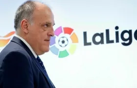El presidente de LaLiga, Javier Tebas.