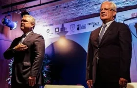 El Presidente Iván Duque y el Alcalde de Popayán.