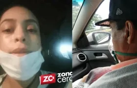 Laura Escandón y su papá, Jhonny.