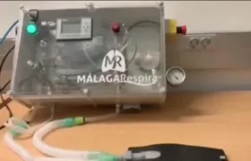 Prototipo de los respiradores artificiales.