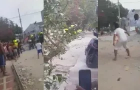 Enfrentamiento en Villa Estadio.