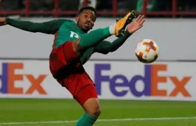 Jefferson Farfán, delantero peruano. 