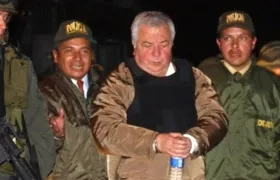 El excapo del cartel del Cali tras ser extraditado a Estados Unidos en 2004. 