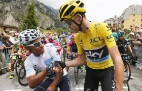 Nairo Quintana y Chris Froome.