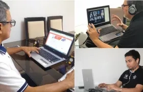 Aprendices siguen su formación en casa.