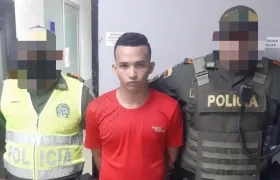 El joven fue capturado y llevado a la URI de la Fiscalía.