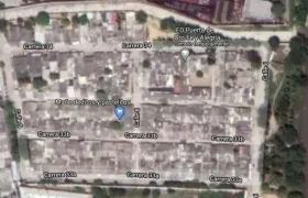 Sector de Rebolo donde ocurrió el atentado con granada. 