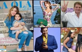 Carátula de Ola Caribe y parte de los personajes de la nueva edición.