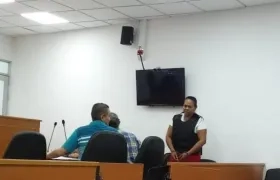 Dalila Duarte en audiencia.